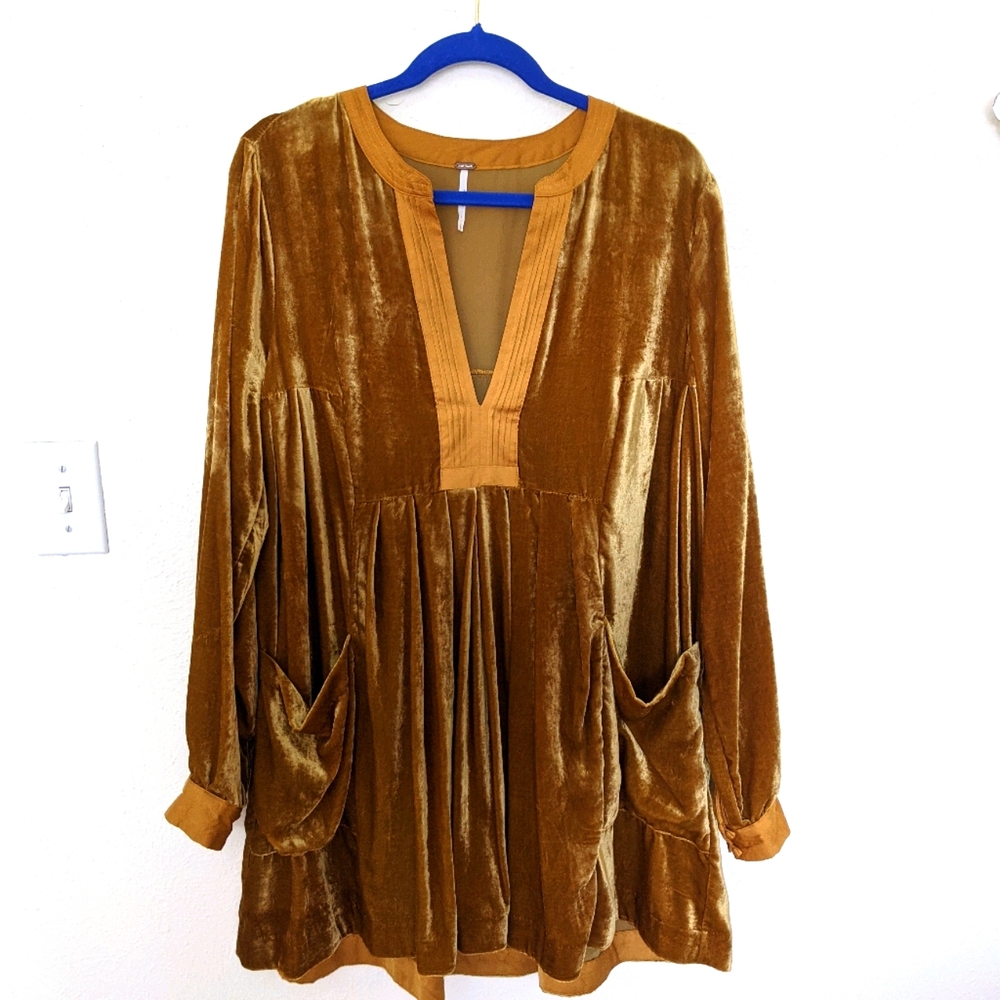 Velvet Gold Free People Dress